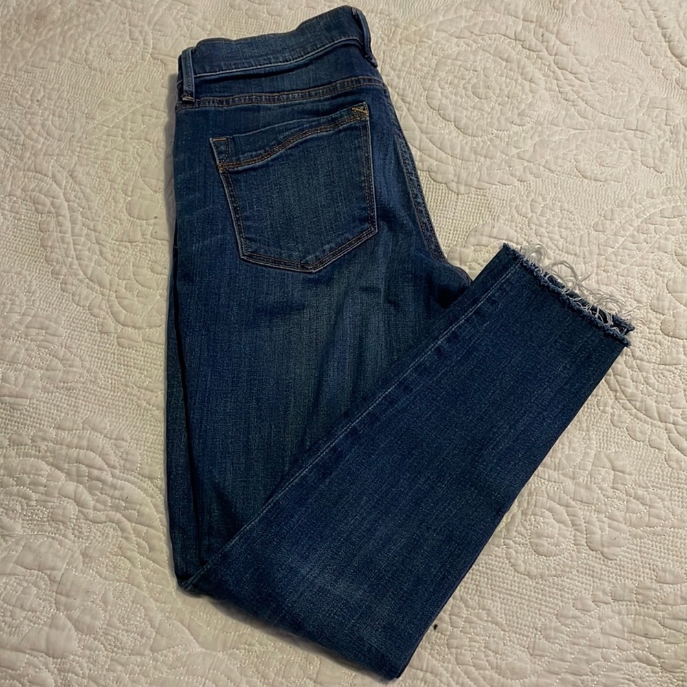 Express mid rise ankle jeans